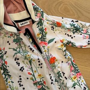 Molo Scandinavian brand Floral Kids coverall